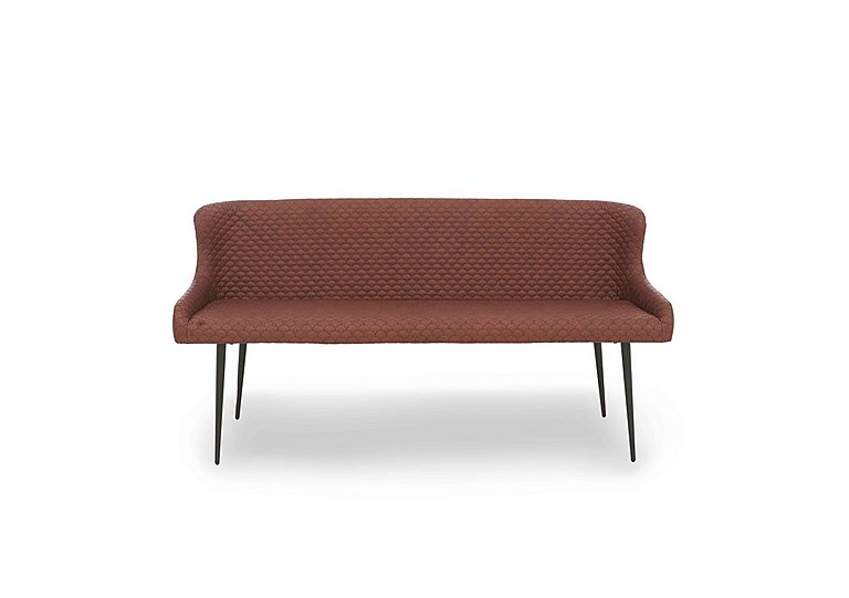 Hanoi Faux NC Leather Dining Bench - Tan