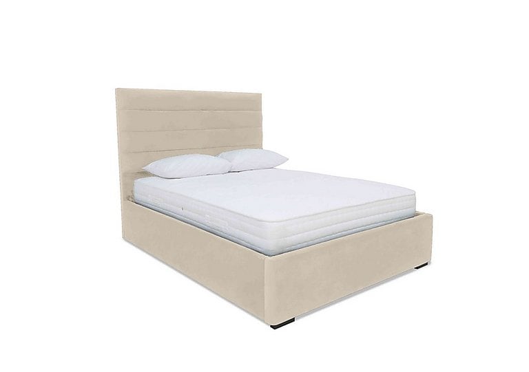 Sleep Story - Horizon Ottoman Bed Frame - Super King - Plush Ecru