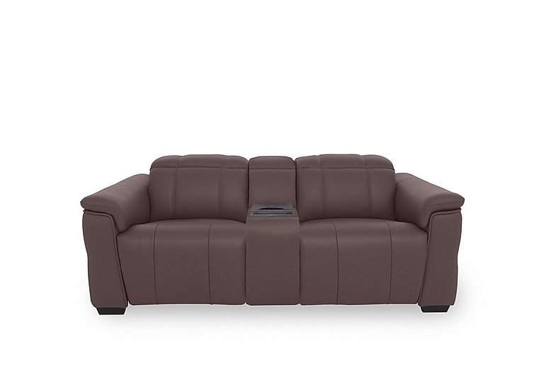 Inca NC Leather 2 Seater Power Recliner Sofa with Power Headrests and Fridge Console