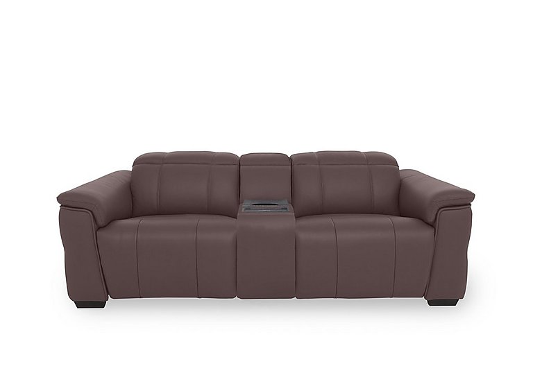Inca NC Leather 3 Seater Power Recliner Sofa with Power Headrests and Fridge Console