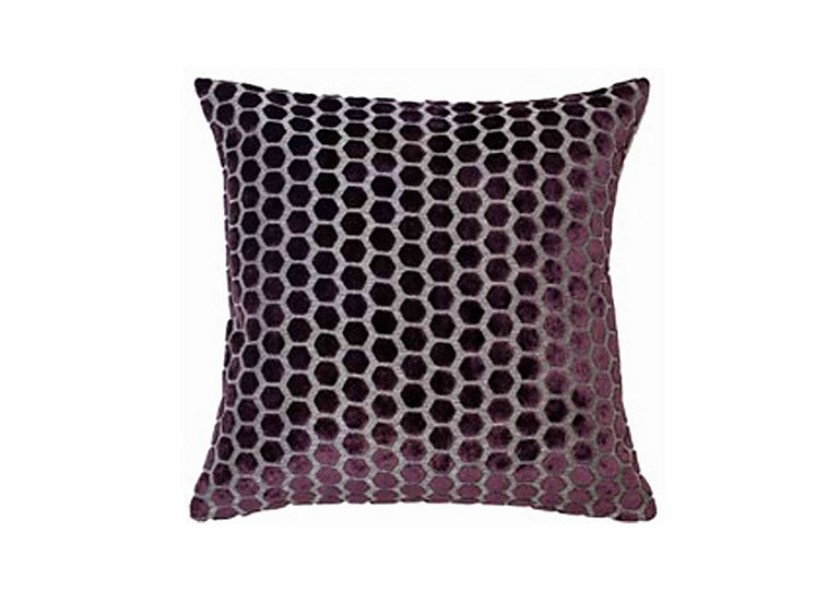 Jorvik Large Cushion - Aubergine
