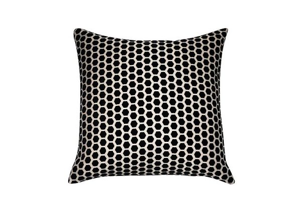 Jorvik Large Cushion  Black | Bed Sava