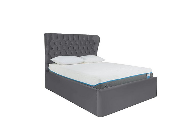 Kendall Bed Frame - King Size - Velvet Steel