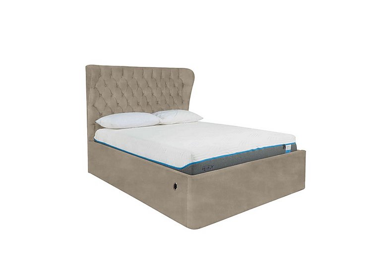 Kendall Electric Ottoman Bed Frame - Double - Savannah Mocha