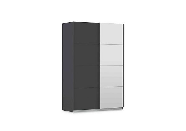 Rauch  Leon 136cm 2 Door Sliding Decor Wardrobe with Mirror Door | Bed Sava