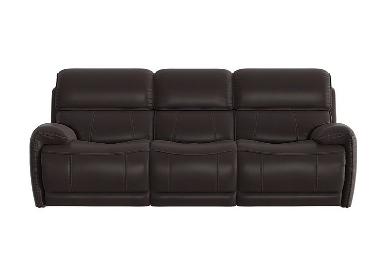 Link 3 Seater NC Leather Power Recliner Sofa with Power Headrests