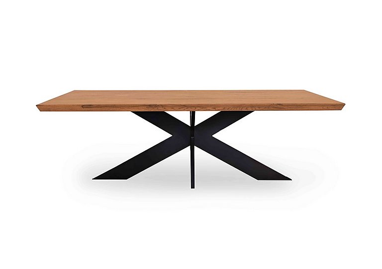 Bodahl - Loki Swiss Edge Dining Table With Metal Star Base - 260-cm - Oiled