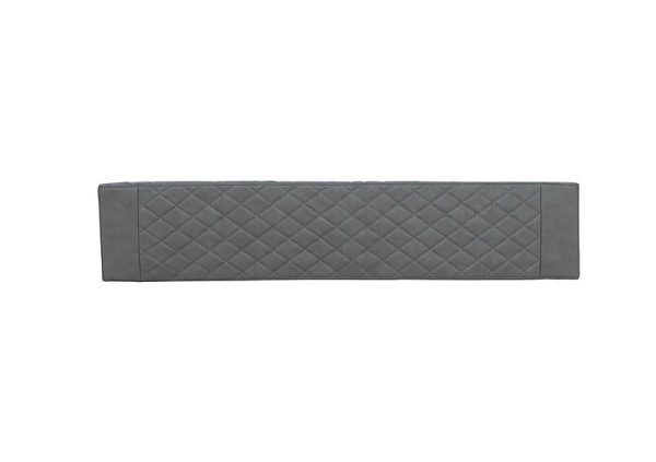 Mars Faux Leather Dining Bench Pad  180 cm  Grey | Bed Sava