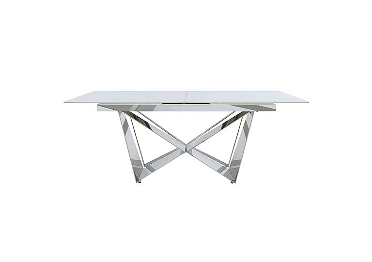 Marvel Chrome Extending Dining Table - 200-cm