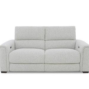 Nixon Fabric 3 Seater Power Recliner Sofa | Bed Sava