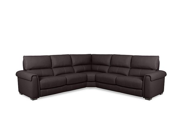 Nixon NC Leather Large Corner Sofa | Bed Sava