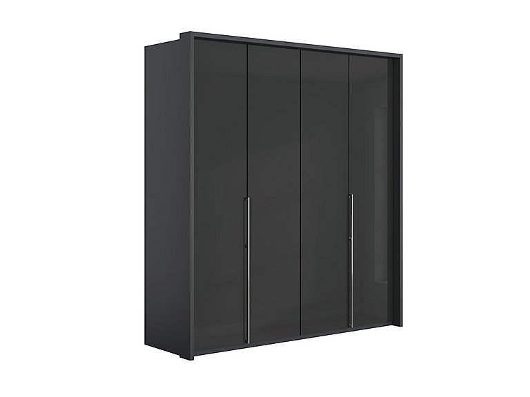 Wiemann - Pacifica 2 206cm 4 Door Bifold Wardrobe - Graphite