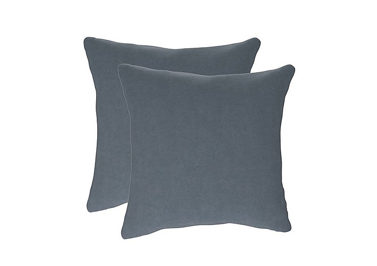 The Lounge Co. - Pair of Large Scatter Cushions - Blue Matcha