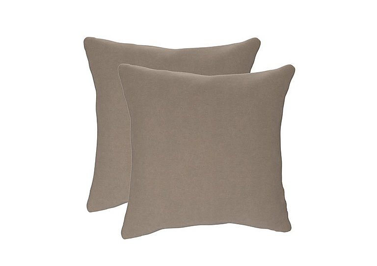 The Lounge Co. - Pair of Large Scatter Cushions - Brandy Butter