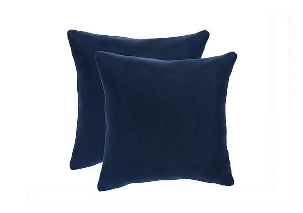 The Lounge Co  Pair of Large Scatter Cushions  Midnight Indigo | Bed Sava