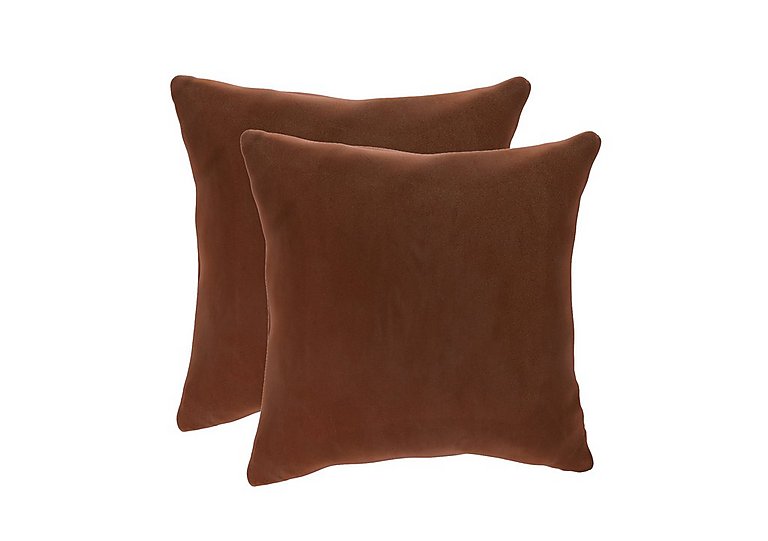 The Lounge Co. - Pair of Large Scatter Cushions - Rusty Gate