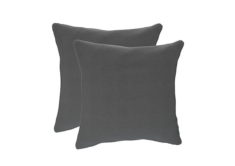 The Lounge Co. - Pair of Large Scatter Cushions - Slate Shadow