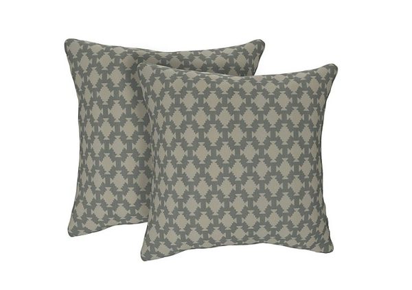 The Lounge Co  Pair of Large Scatter Cushions  Sage | Bed Sava
