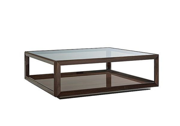 Palazzo Square Coffee Table  Dark Walnut | Bed Sava