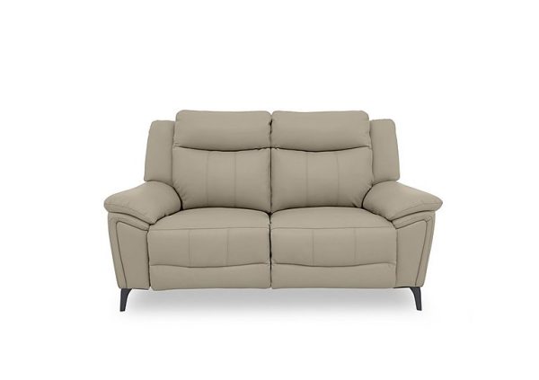 Panache Leather 2 Seater Power Recliner Sofa with Power Headrests | Bed Sava