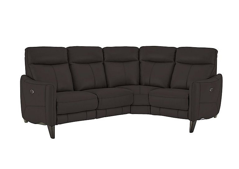 Compact Collection Petit NC Leather Right Hand Facing Corner Sofa