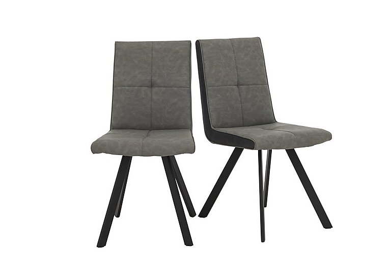 Phoenix Pair of Dining Chairs - Two Tone