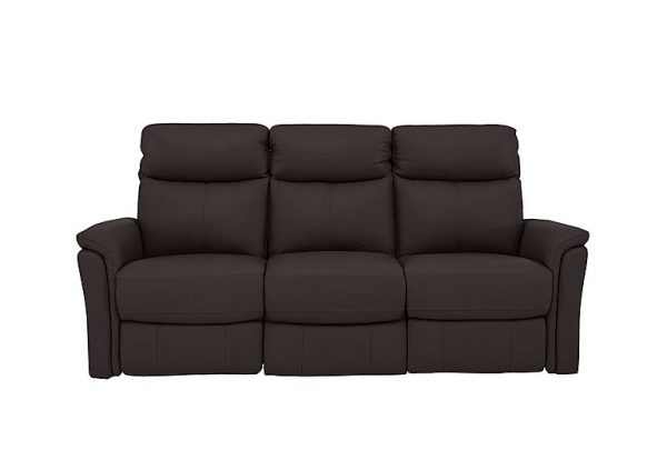 Compact Collection Piccolo 3 Seater Leather Sofa | Bed Sava