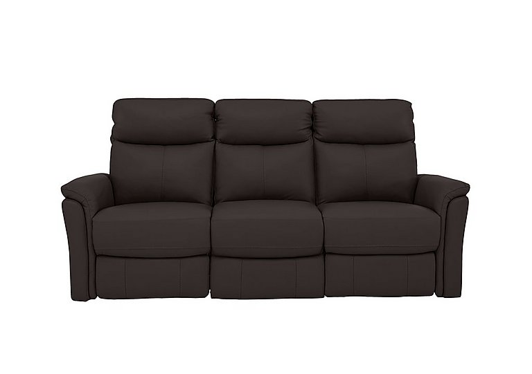 Compact Collection Piccolo 3 Seater Power Recliner Leather Sofa