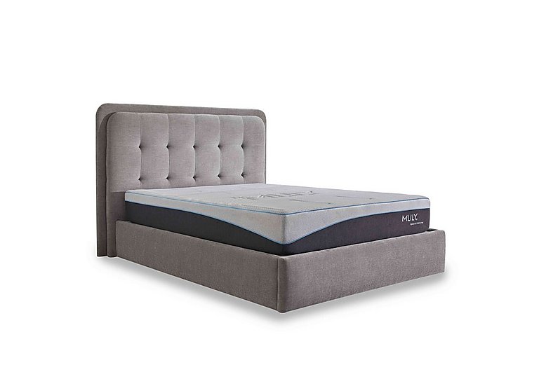 Ray LED Manual End Lift Ottoman Bed Frame - Double