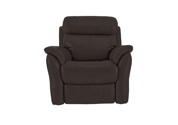 Relax Station Revive NC Leather Manual Recliner Armchair | Bed Sava