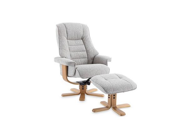 Riga Swivel Chair and Footstool | Bed Sava