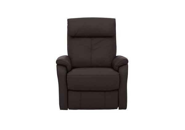 Rowan NC Leather Swivel Rocker Recliner Armchair | Bed Sava