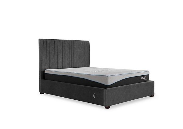 Sam 133cm Headboard Electric Ottoman Bed Frame  Super King  Anthracite | Bed Sava