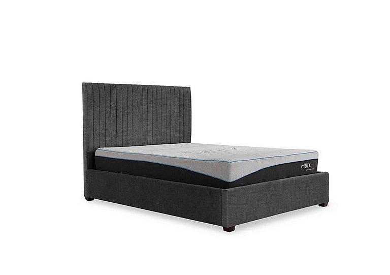 Sam 133cm Headboard Manual Ottoman Bed Frame - Double - Anthracite