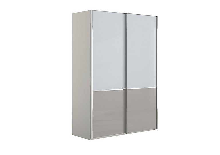 Wiemann - Santa Cruz 150cm 2 Door Sliding Wardrobe - Two Tone/Grey