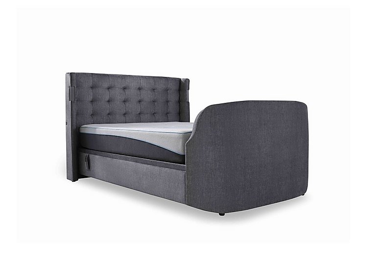 Sonic Smart Electric End Lift Ottoman TV Bed Frame with Dolby Atmos - Double