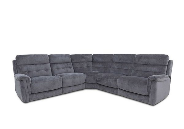 Springer Fabric Large Power Recliner Corner Sofa | Bed Sava