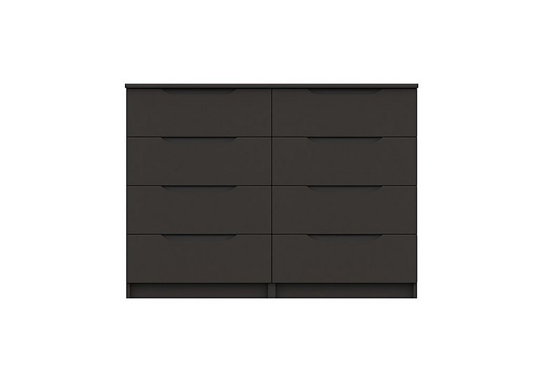 London Bedrooms - St Pancras 4 + 4 Drawer Chest - Graphite
