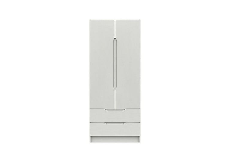 London Bedrooms  St Pancras 2 Door 2 Drawer Wardrobe  White | Bed Sava