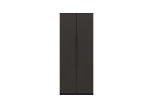 London Bedrooms  St Pancras 2 Door Wardrobe  Graphite | Bed Sava