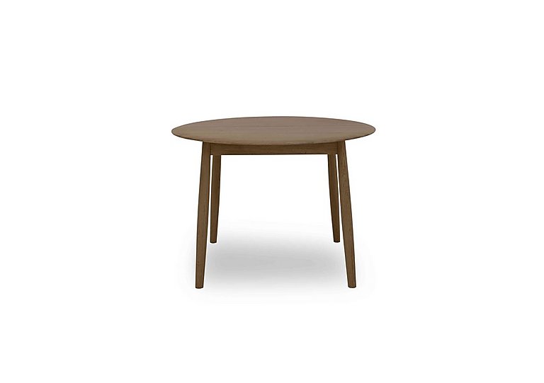 Stockholm Round Extending Dining Table - Dark Oak