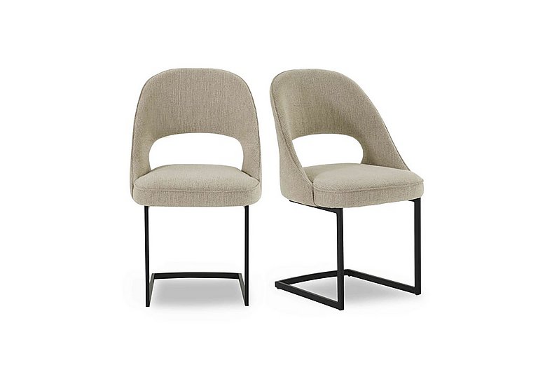 Tiber Pair of Cantilever Dining Chairs