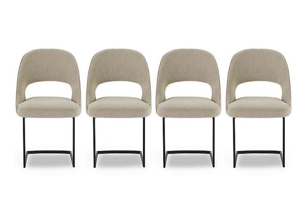Tiber Set of 4 Cantilever Dining Chairs | Bed Sava
