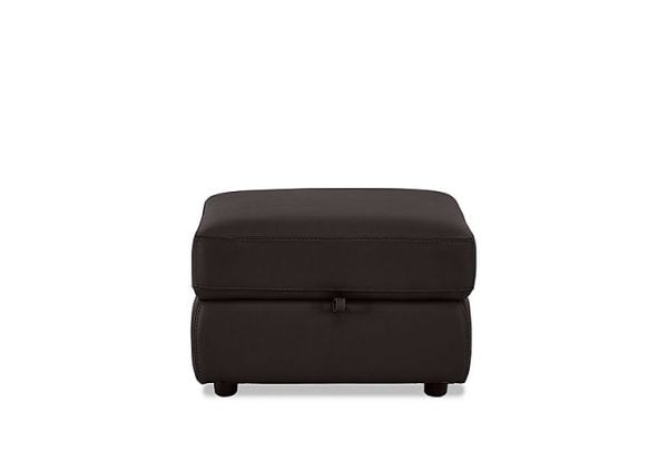 Touch NC Leather Storage Footstool | Bed Sava