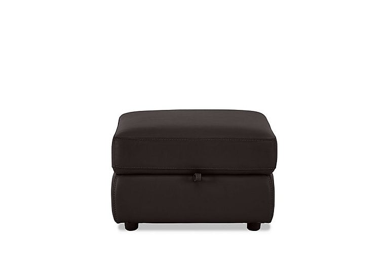 Touch NC Leather Storage Footstool