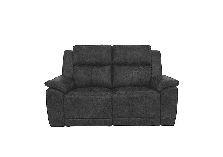 Utah Fabric 2 Seater Power Recliner Sofa with Power Headrests, Power Lumbar and Heated Seats