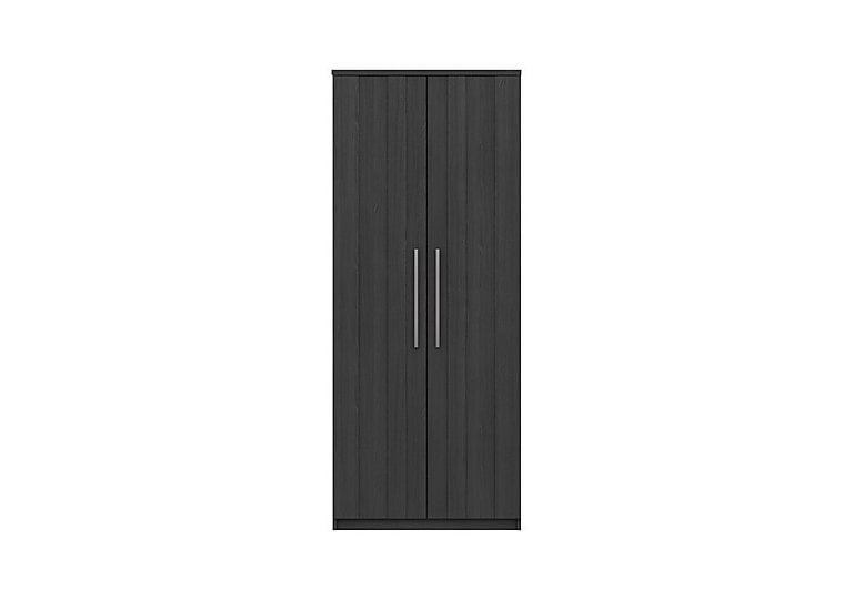 London Bedrooms  Victoria 2 Door Wardrobe  Graphite | Bed Sava