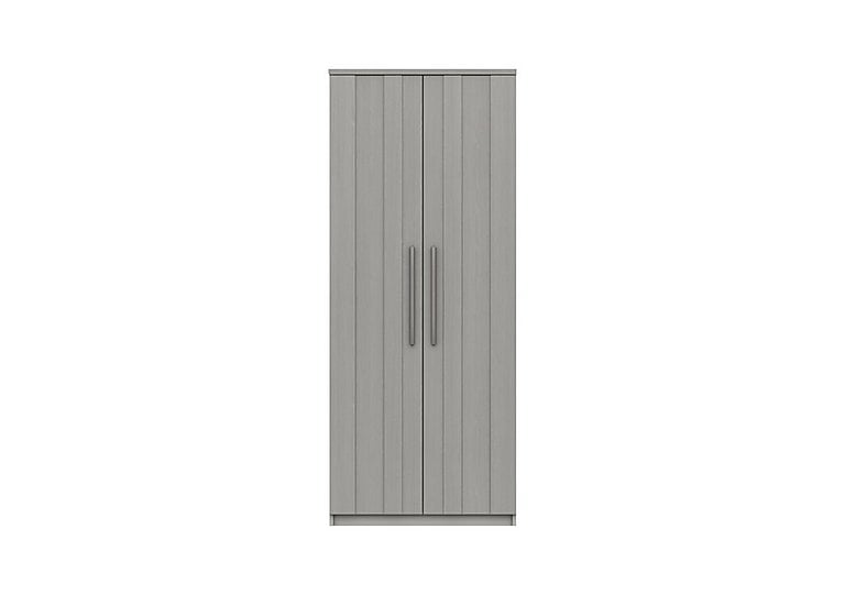 London Bedrooms  Victoria 2 Door Wardrobe  Light Grey | Bed Sava