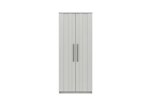 London Bedrooms  Victoria 2 Door Wardrobe  White | Bed Sava