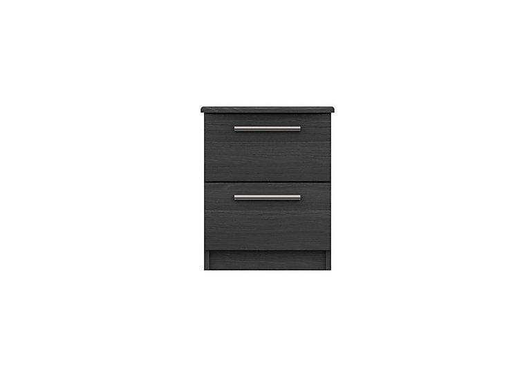 London Bedrooms - Victoria 2 Drawer Bedside Cabinet - Graphite